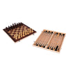 Jeux en bois 3 en 1 : échec, jeux de dame et Backgammon - les jeux en bois 