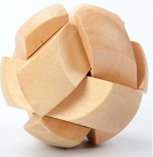 Casse tête en bois ballon - les jeux en bois