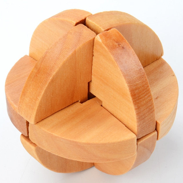 Casse tête en bois quartier - les jeux en bois