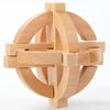 Casse tête en bois sphère armillaire - les jeux en bois 