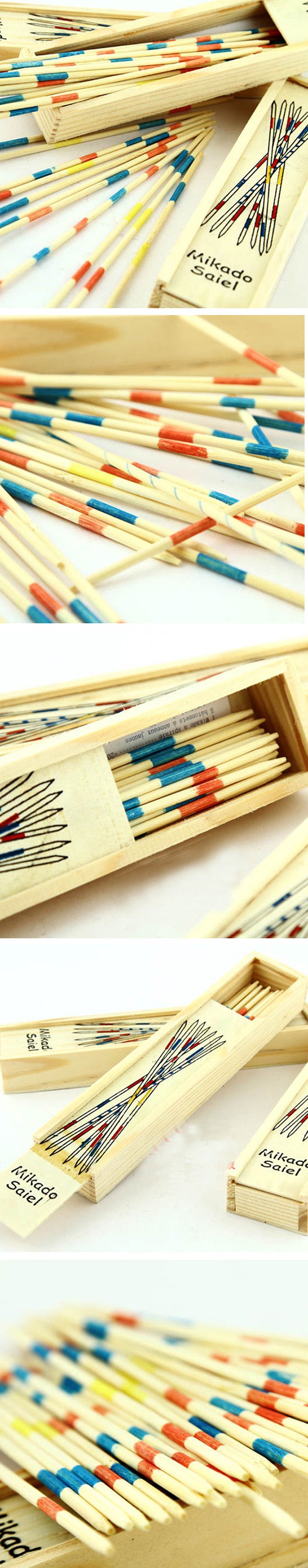 Mikado en bois - les jeux en bois