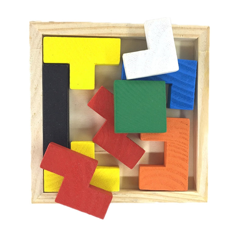 Puzzle en bois Montessori - les jeux en bois