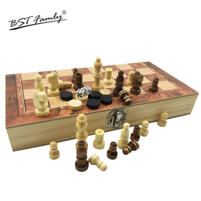 jeu d'échec en bois BST Family  ™ - les jeux en bois