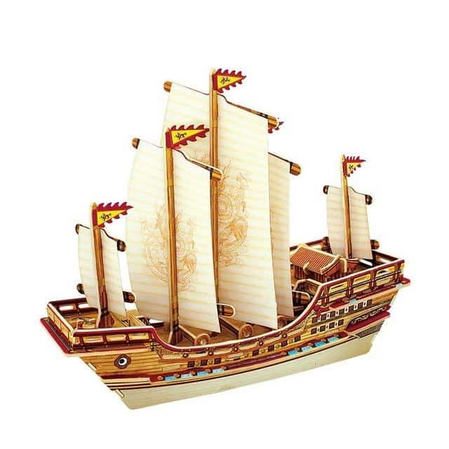 Maquette en bois chinois - les jeux en bois