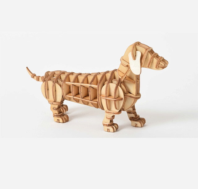 Maquette en bois Teckel - les jeux en bois