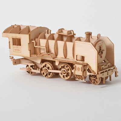 Maquette en bois Locomotive - les jeux en bois