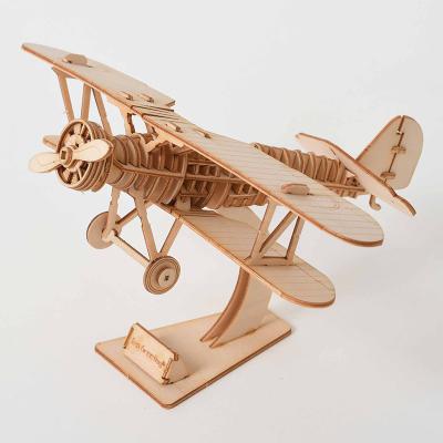 Maquette en bois Avion - les jeux en bois 