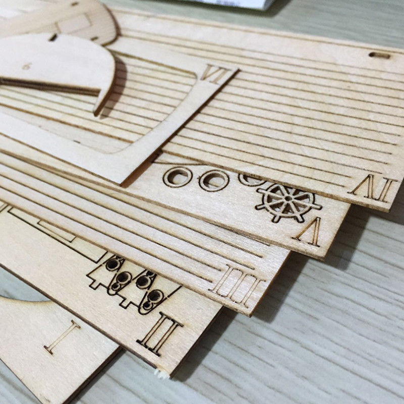 Maquette en bois bateau - les jeux en bois