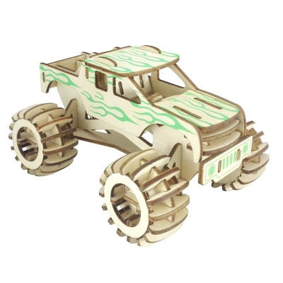 Maquette en bois 4X4 - les jeux en bois 