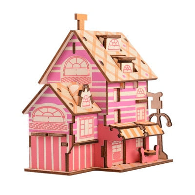 Maquette maison - les jeux en bois 