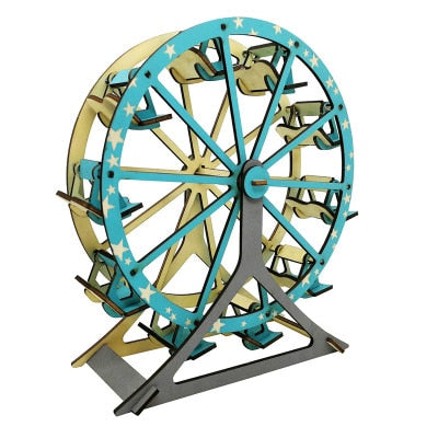 Maquette en bois grande roue - les jeux en bois 