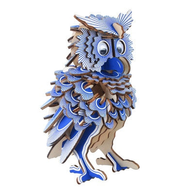 Maquette en bois Chouette - les jeux en bois 