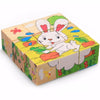 Puzzle 6 faces en bois pour enfants - les jeux en bois