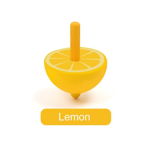 Toupie fruit - les jeux en bois