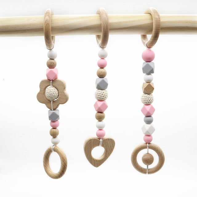 3 jouets en bois pour bébé - les jeux en bois