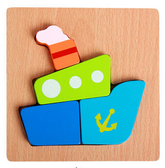 Puzzle en bois pour bébé - les jeux en bois 