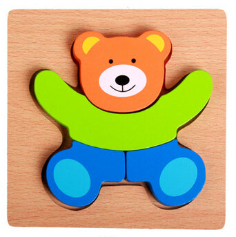 Puzzle en bois pour bébé - les jeux en bois