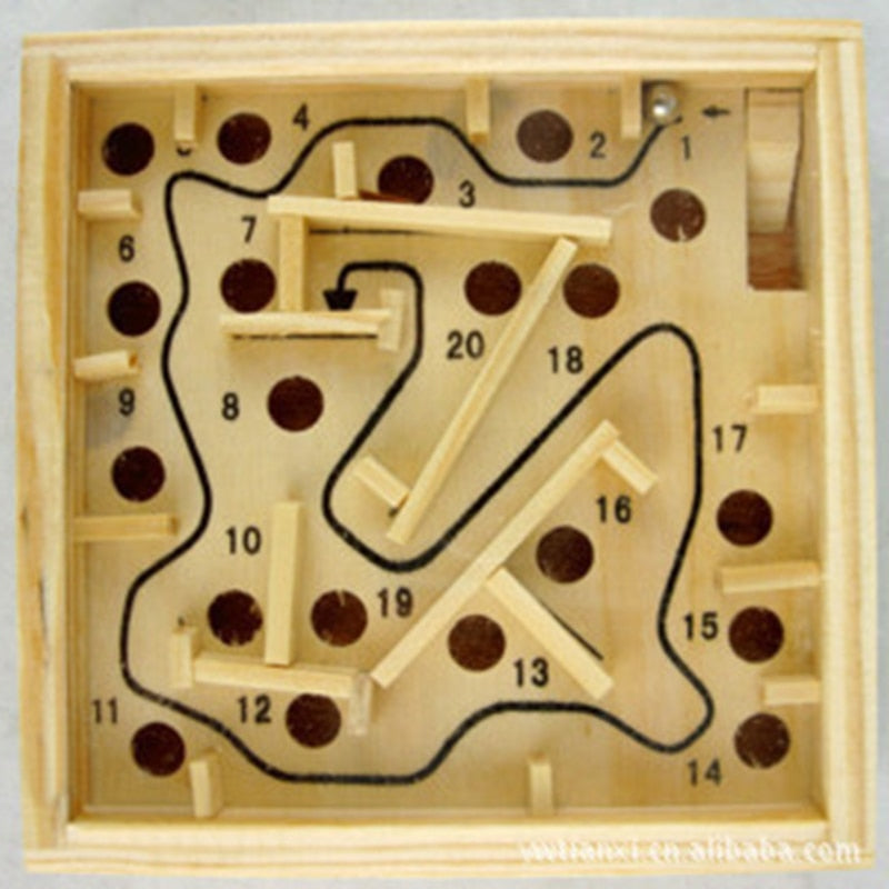 Labyrinthe en bois - les jeux en bois