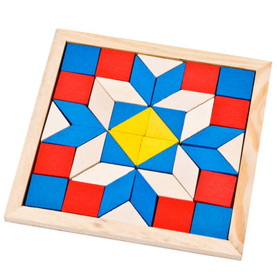 Tangram en bois - les jeux en bois