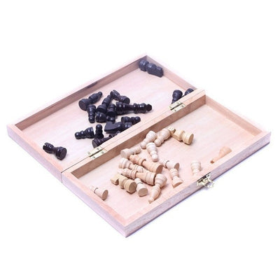 jeu d'échec de voyage - les jeux en bois