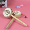 Hochet en bois tambourin chinois - les jeux en bois 