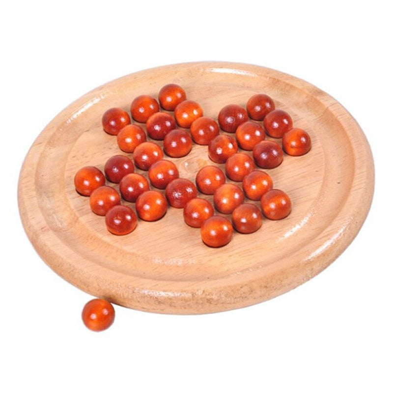 Solitaire en bois - les jeux en bois