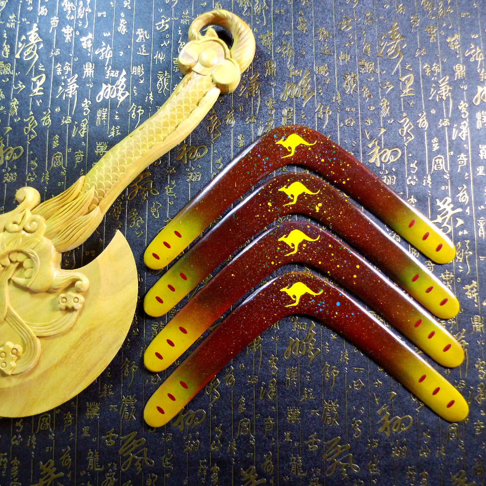 Boomerang en bois Kangou - les jeux en bois